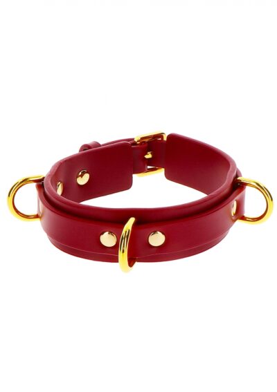 Wyrafinowana Obroża BDSM TABOOM D-RING COLLAR DELUXE - Eksploruj swoje fantazje