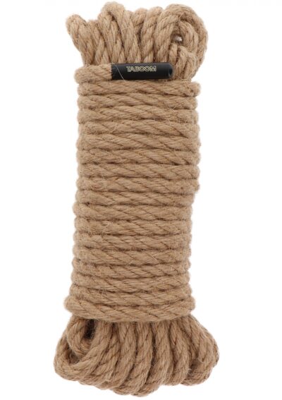TABOOM HEMP ROPE 10 METER - Linia konopna do eksploracji Twoich najskrytszych pragnień