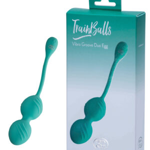 MINDS of LOVE TrainBalls Vibro Groove Duo Egg mint - Intensywne doznania i trening mięśni dna miednicy