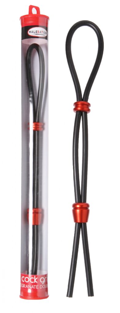 MALESATION Cock-Grip double red - Wyjątkowe doznania dla mężczyzn
