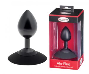 Korek analny MALESATION Alu-Plug z przyssawką - Eksploruj nowe doznania i odkryj zmysłową przyjemność