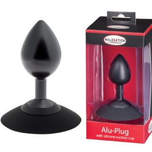 Korek analny MALESATION Alu-Plug z przyssawką - Eksploruj nowe doznania i odkryj zmysłową przyjemność