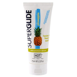 Jadalny żel intymny o smaku ananasa Superglide HOT 75ml – na bazie wody