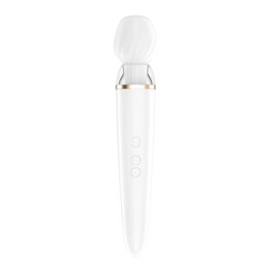 Podwójna Wander-er Woman - Różdżka Wielofunkcyjna z Aplikacją Satisfyer Connect - Odkryj Nieskończone Możliwości Przyjemności