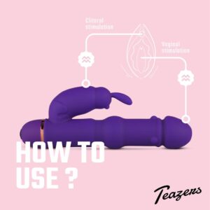 Teazers - Wibrator królik z 20 trybami stymulacji - intensywne doznania dla hedonistów