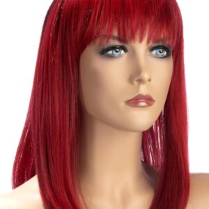 PERRUQUE ELVIRA BICOLORE ROUGE