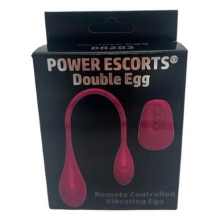 Power Escorts BR283 Double Egg - Wibrujące Jajeczko z Pilotem - Odkryj Nowe Horyzonty Rozkoszy
