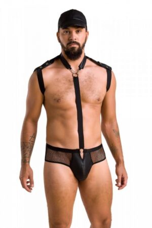 038 SET JOHN black XXL/XXXL   Passion