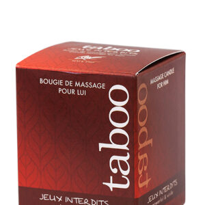 Świeca do masażu Jeux Interdits Bougie Massage 60g – Kremowa Świeca Zapachowa