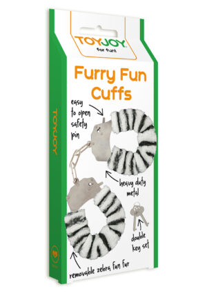 Furry Fun Cuffs Multicolor – Kolorowe kajdanki z miękkim futerkiem do zmysłowych zabaw