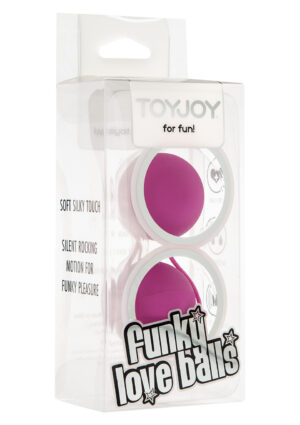 Funky Love Balls - Kulki miłosne w żywych kolorach, intensywna stymulacja i przyjemność