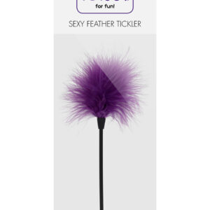 Sexy Feather Tickler Purple – Fioletowa Pieszczotka z Miękkich Piór