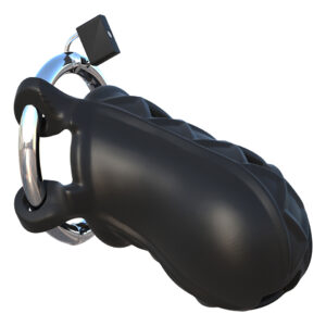 Extreme Silicone Cock Blocker – Pas Cnoty BDSM, Silikon i Stal Premium