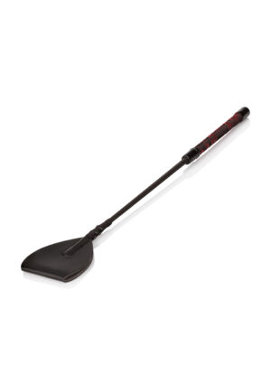 Scandal Wide Tip Crop Red – Czerwony Bat BDSM z Szeroką Końcówką