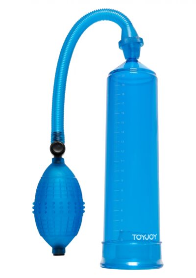 Pompka POWER PUMP BLUE - większy rozmiar, większa przyjemność! Odkryj nowe doznania i podkręć temperaturę intymności!