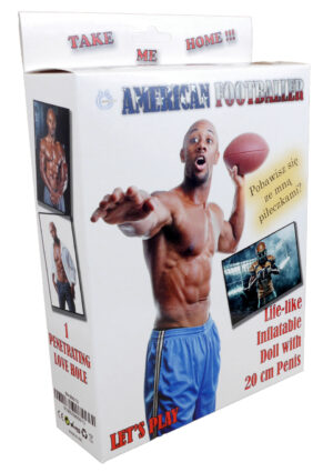 Lalka erotyczna American Footballer Male Doll - Prawdziwa namiętność i niezapomniane doznania!
