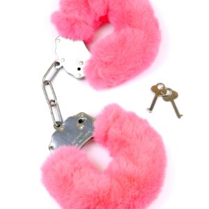 Fetish B-Series Furry Cuffs Pink – Różowe Kajdanki z Miękkim Futerkiem