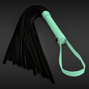 GLO Flogger Glow in the Dark – Świecący Pejcz BDSM