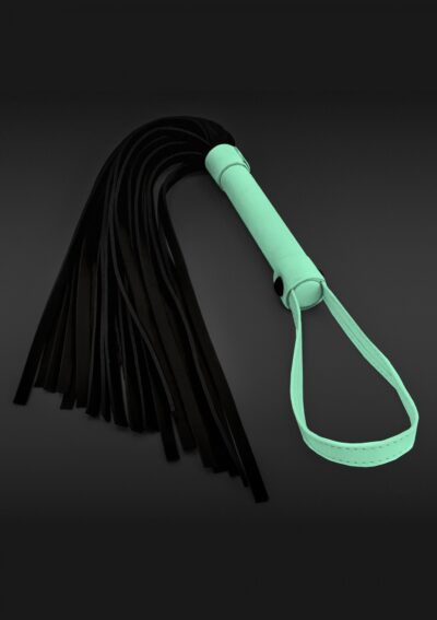 GLO Flogger Glow in the Dark – Świecący Pejcz BDSM