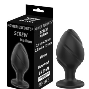 Korek Screw Butt - Ekskluzywna wtyczka analna dla niezapomnianych doznań