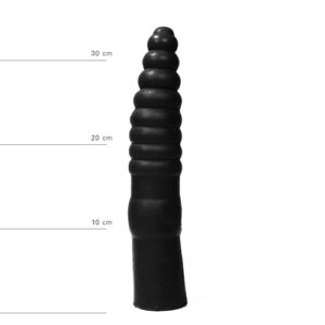 Czarne dildo z wypukłościami - intensywna stymulacja i niezwykła długość, odkryj nowe poziomy rozkoszy!