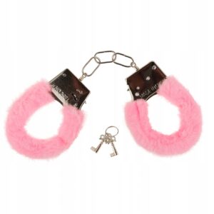 Love Cuffs Light Pink – Różowe Kajdanki z Miękkim Futerkiem