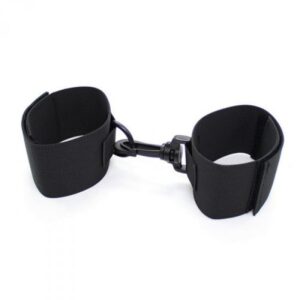 Kajdanki Polsiere a Strappo Easy Cuffs Arms Black – Regulowane Kajdanki na Rzepy
