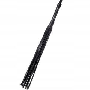 Anonymo Flogger PU Leather Black – Stylowy Czarny Pejcz z Ekoskóry