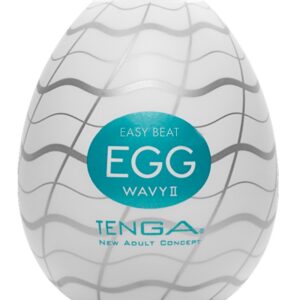 Kompaktowy masturbator Egg Wavy II - odkryj nowe poziomy rozkoszy!