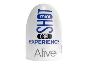 Alive - Mini ultra miękki masturbator w kształcie ust dla mężczyzn. Wielokrotnego użytku, subtelny i satysfakcjonujący