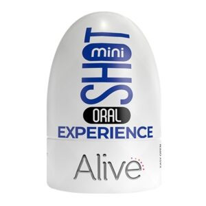 Alive - Mini ultra miękki masturbator w kształcie ust dla mężczyzn. Wielokrotnego użytku, subtelny i satysfakcjonujący
