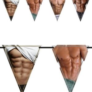Birthday Garlands Man   Flagbanner