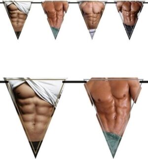 Birthday Garlands Man   Flagbanner