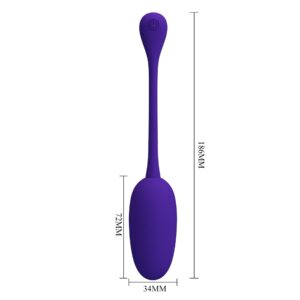 Pretty Love Silicone Vibrating Egg - Odkryj niezapomniane doznania! - obrazek 10