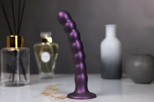 Niezwykłe 8 / 20,5 cm Beaded Silicone G-spot Dildo - Odkryj nowe horyzonty rozkoszy! - obrazek 8