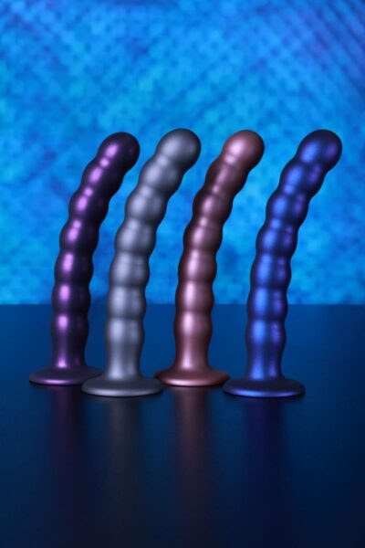 Odkryj niezapomniane doznania z naszym eleganckim 8 / 20,5 cm silikonowym dildo z koralikami! - obrazek 9