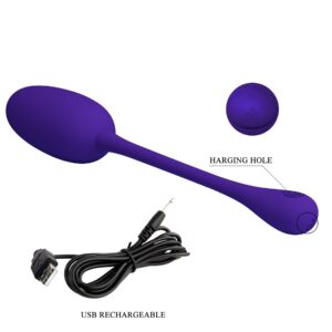 Pretty Love Silicone Vibrating Egg - Odkryj niezapomniane doznania! - obrazek 12