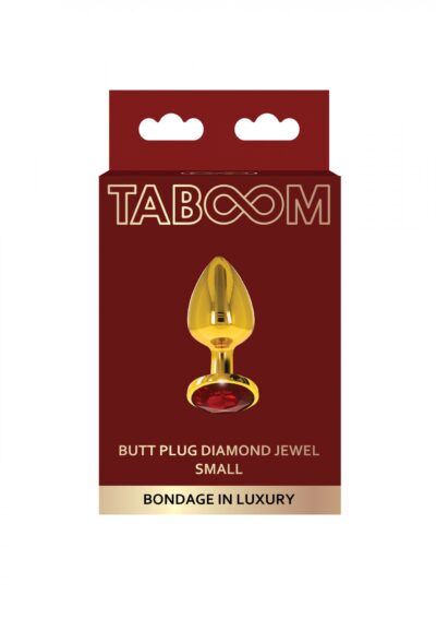 Plug erotyczny TABOOM z klejnotem diamentu - Elegancja, stymulacja i luksus! - obrazek 2