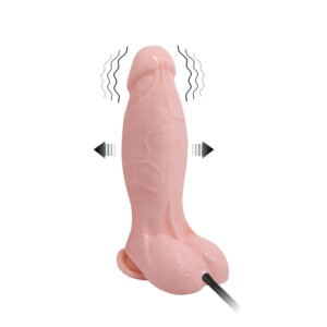 Nadmuchiwane dildo BAILE BW-008066AQ - Wielokrotnie rozszerzalne, wibrujące i realistyczne - Odkryj nowe horyzonty rozkoszy! - obrazek 2