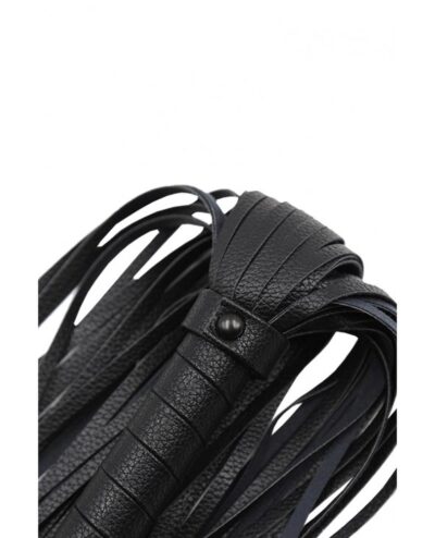 Pejcz Fantasy Black Flogger – Czarny Pejcz BDSM - obrazek 2