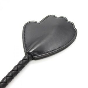 Pejcz Frustino Hand Riding Crop Black – Czarna Palcatka z Końcówką w Kształcie Dłoni - obrazek 2