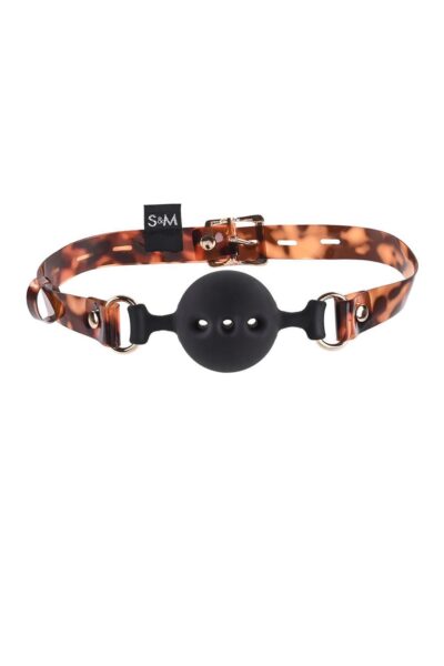 Amber Ball Gag - Odkryj uwolnienie i rozkosz w stylu! - obrazek 2