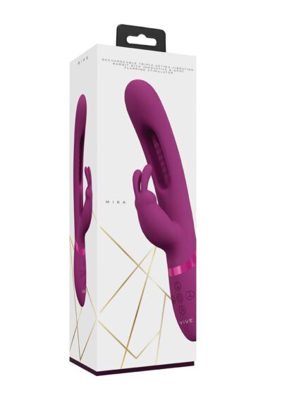 VIVE057 MIKA Flapping Tongue Rabbit - Wibrator z trzepoczącym językiem dla niezapomnianych doznań! - obrazek 2