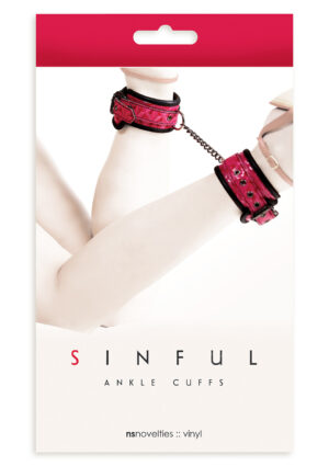 Ankle Cuffs Pink – Różowe Kajdanki na Kostki - obrazek 2
