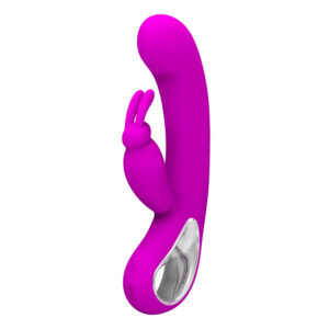 Fioletowy wibrator z akumulatorem USB - intensywna rozkosz w eleganckim wydaniu! - obrazek 2