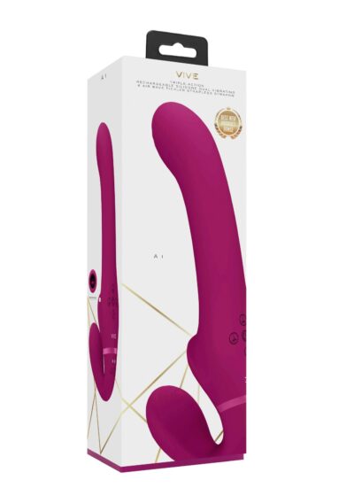 AI G-spot strap-on z falami powietrznymi - intensywna satysfakcja i niezliczone możliwości - obrazek 2