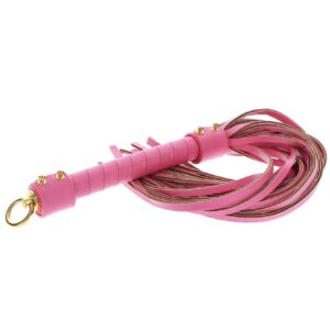Whip Pink – Różowy Pejcz Aksamitny do Zmysłowej Gry Wstępnej