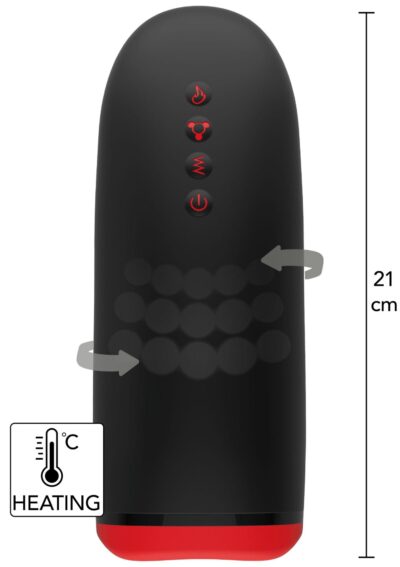 FUSION X - Masturbator z obrotowymi kulami i wibracjami - obrazek 2