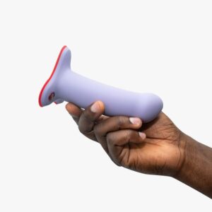 AMOR - Luksusowe Dildo Silikonowe o Wyrafinowanym Designie | Uniwersalny i Kompatybilny z Strap-on | 13,5 cm x 3,5 cm - obrazek 2