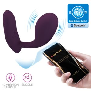 Intensywna przyjemność dla punktu G - Wibrator do Punktu G od Pretty Love: dyskretny design, 12 trybów wibracji i sterowanie na odległość! - obrazek 2